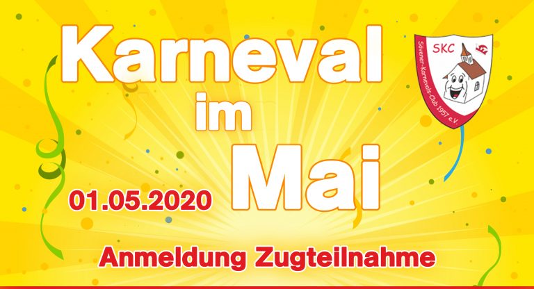Anmeldung: Karneval im Mai