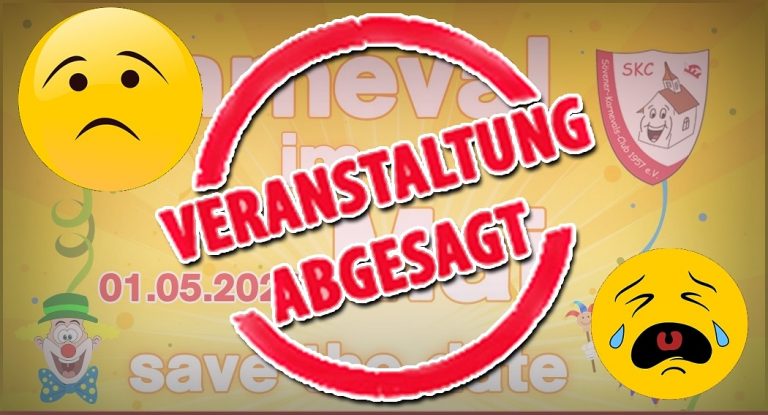 Absage Karneval im Mai
