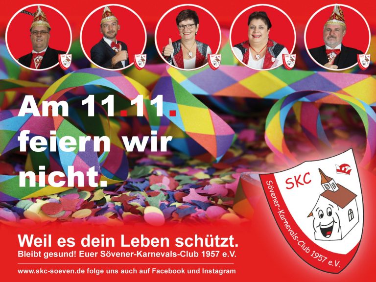 Am 11.11. feiern wir nicht