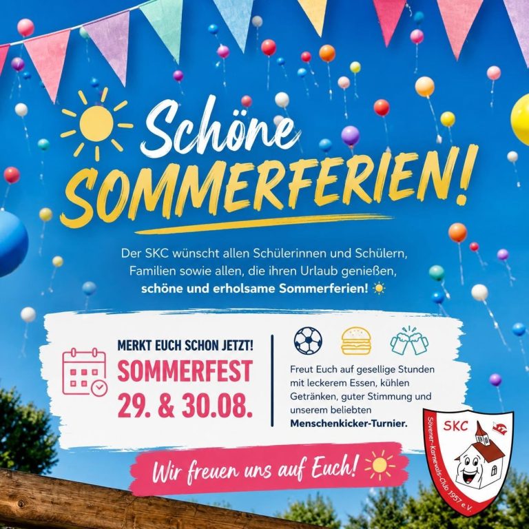 Endlich Sommerferien