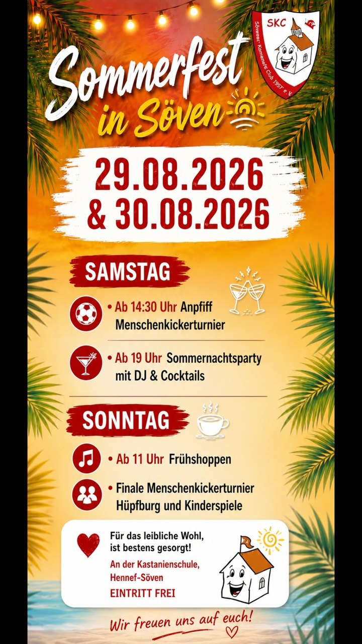 Wir freuen uns auf Euch!