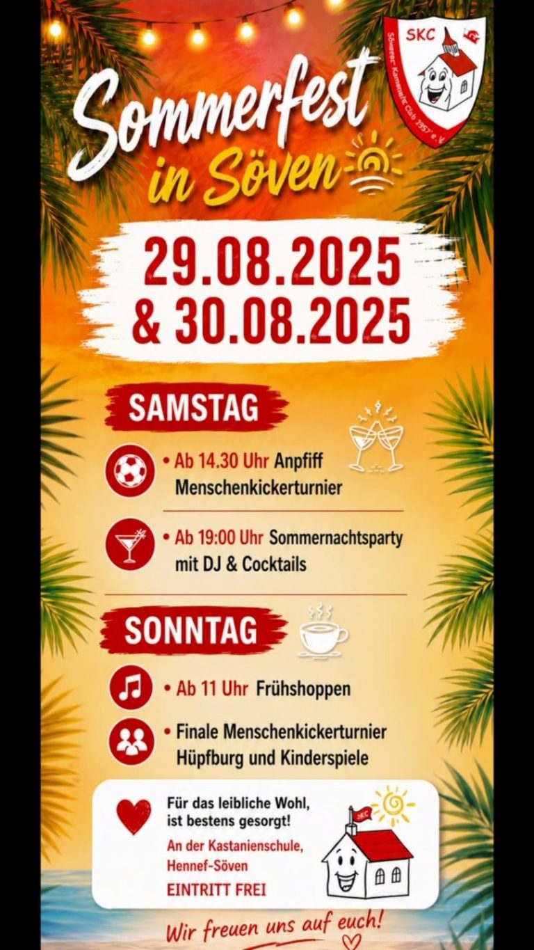 Wir freuen uns auf Euch!