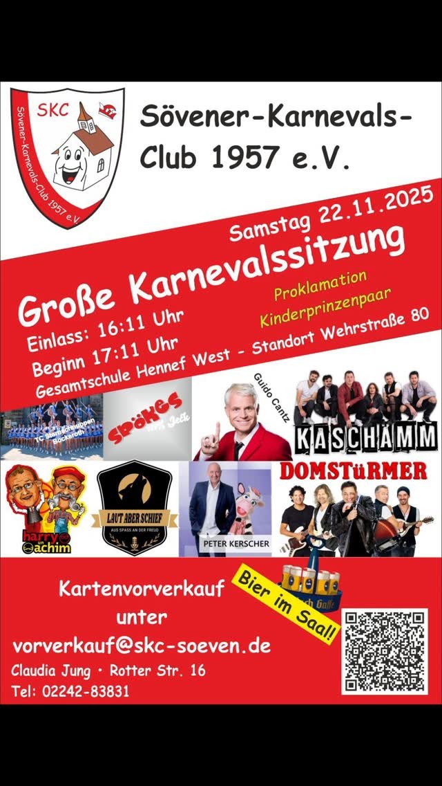 Wir freuen uns auf Euch