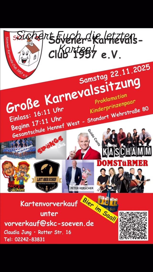 Wir freuen uns auf Euch!