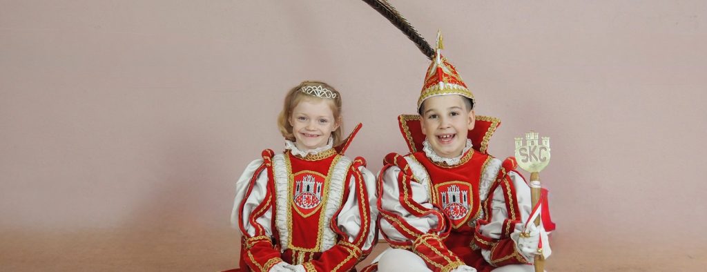 Das Kinderprinzenpaar 2025/26 des SKC Söven